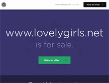 Tablet Screenshot of lovelygirls.net
